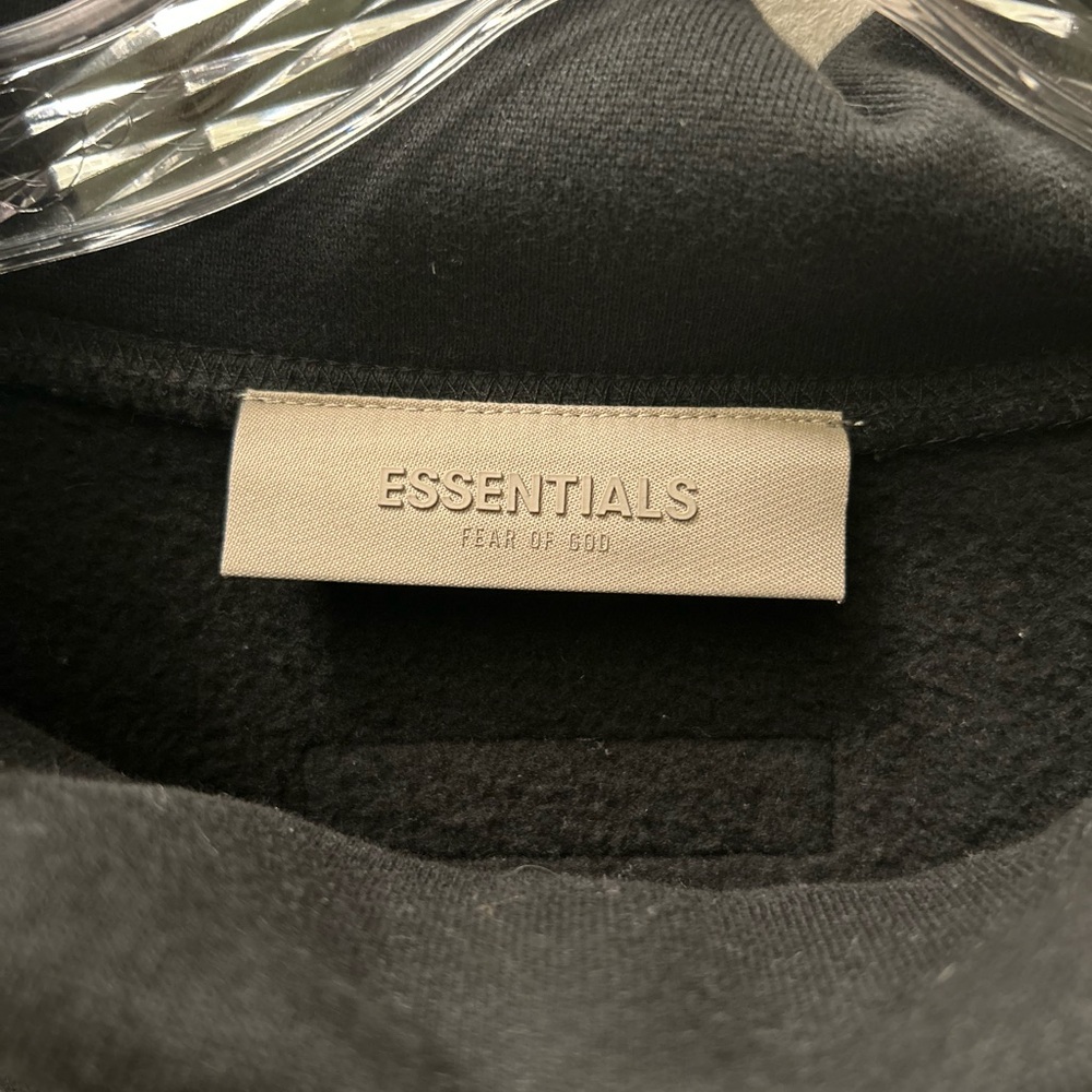 Essentials Fear of God Black Hoodie